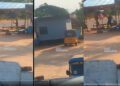 Tension in Sefwi Asawinso as youth destroy police barrier over alleged killing of a resident