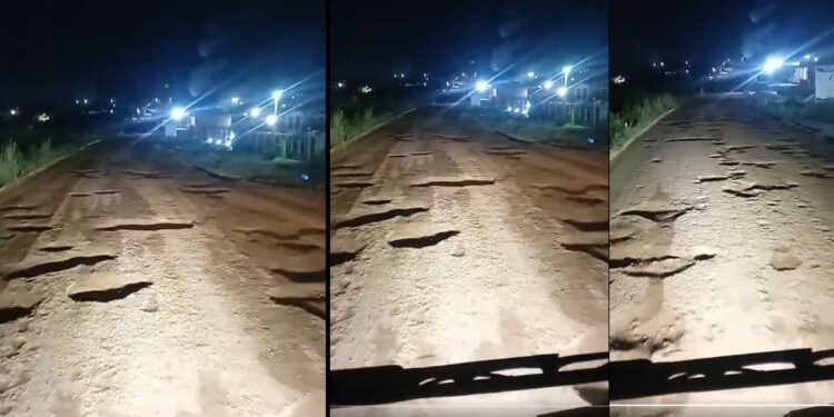 Truck driver raises alarm over rapid deterioration of Atwima Boko-Abuakwa Makro road