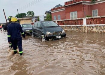 A teenage girl's body was retrieved from a submerged vehicle after the Accra floods