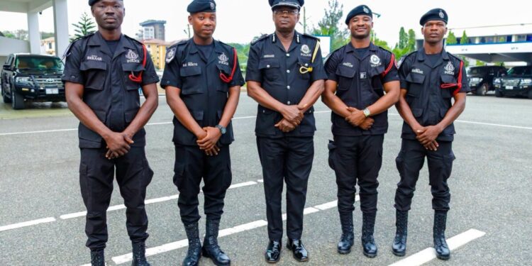 IGP promotes four officers in Upper West armed robbery crackdown