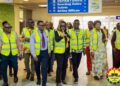 Roads and Highways Committee inspects infrastructure projects at Ghana Airports Company