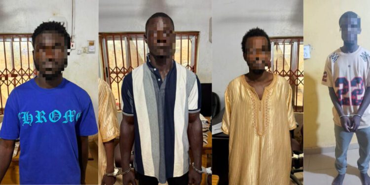 Police arrest four suspects over Wassa Akropong gold robbery