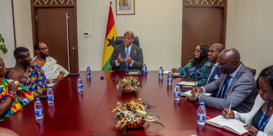 Volta Regional House of Chiefs pays courtesy call on Foreign Affairs Minister