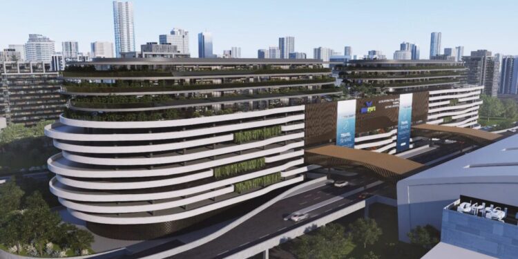 Government shares renderings of new multi-tiered carpark and airport hotels complex
