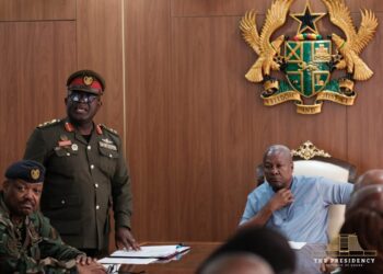 Mahama receives briefing on drug trafficking investigations at Ghana’s ports