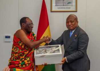 Volta Regional House of Chiefs pays courtesy call on Ablakwa