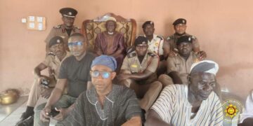 Paramount Chief of Bamvem donates land for new fire station at Jongshegu