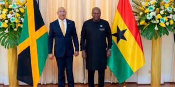 Mahama, Jamaica Prime Minister hold talks to deepen Ghana-Jamaica relations
