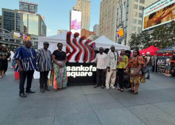 Deputy Foreign Minister James Gyakye Quayson participates in first anniversary of Sankofa Square in Toronto