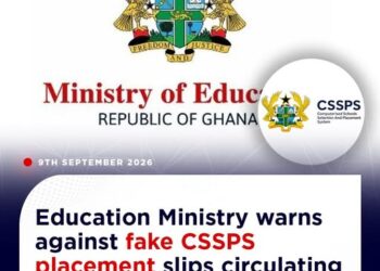 Education Ministry warns against fake and manipulated CSSPS placement slips