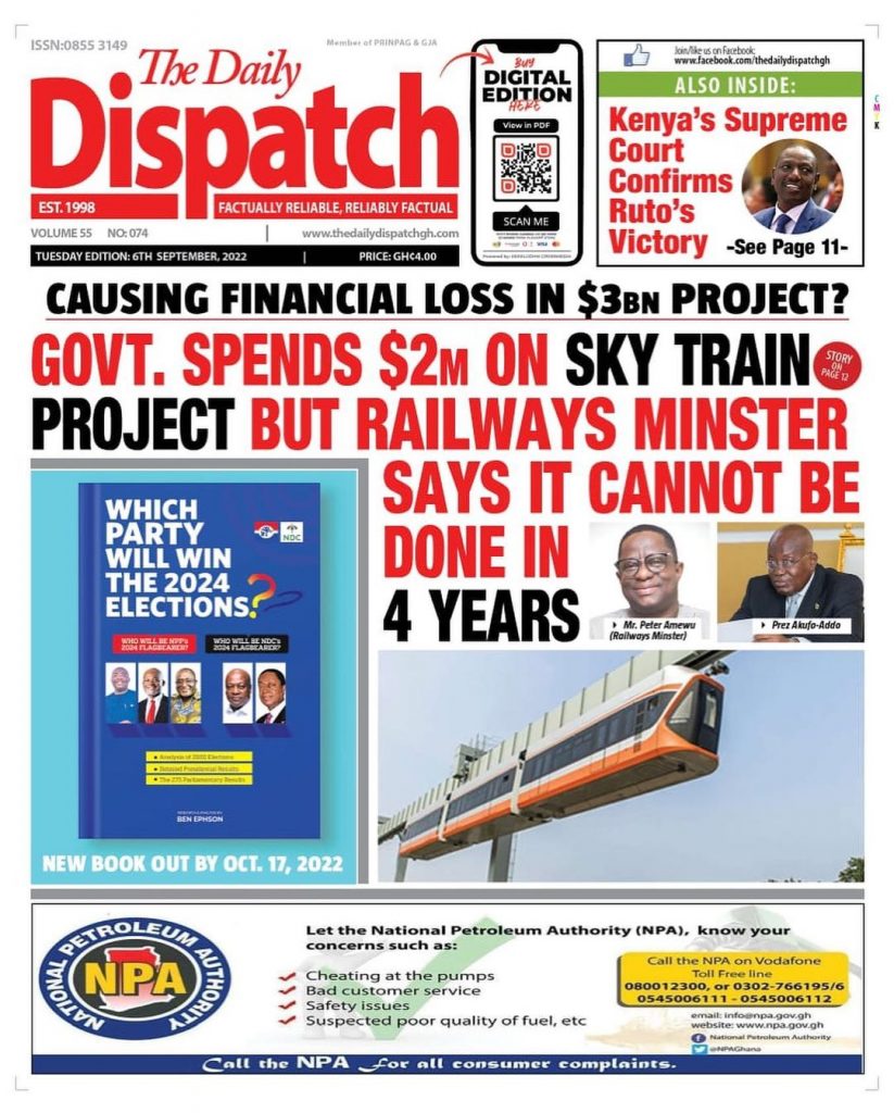 The Daily Dispatch Newspaper - September 6