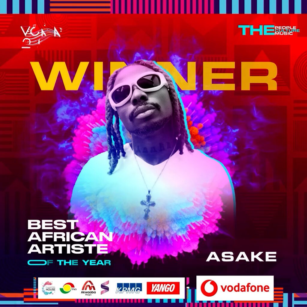 African Artist of the Year - VGMA 2023 Winners - Best African Artiste