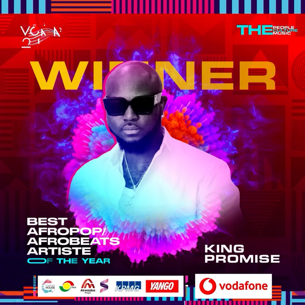 Best Afrobeat-Afropop Artiste of the Year - VGMA 2023 Winners