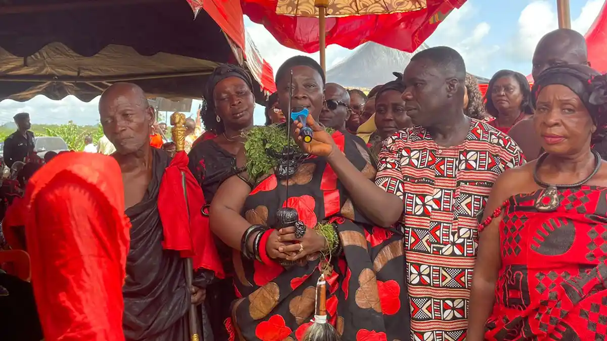 ACP Dr Phyllis Osei installed as queenmother of Amonu Kuma Ekroful