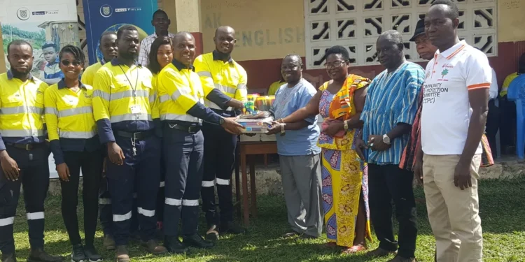 Abosso Goldfields Limited NSC donates to Bompieso Municipal Assembly School: Ghana News