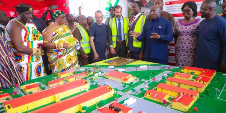 VP Dr Bawumia cuts sod for construction of 32 state-of-the-art TVET institutions