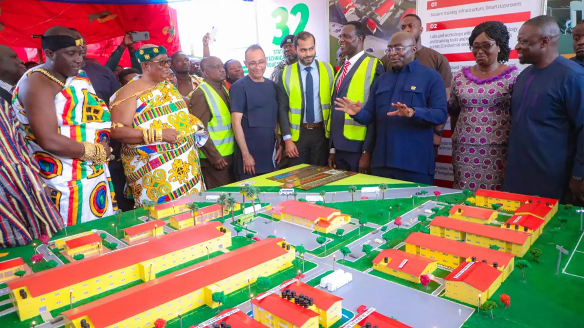 VP Dr Bawumia cuts sod for construction of 32 state-of-the-art TVET institutions