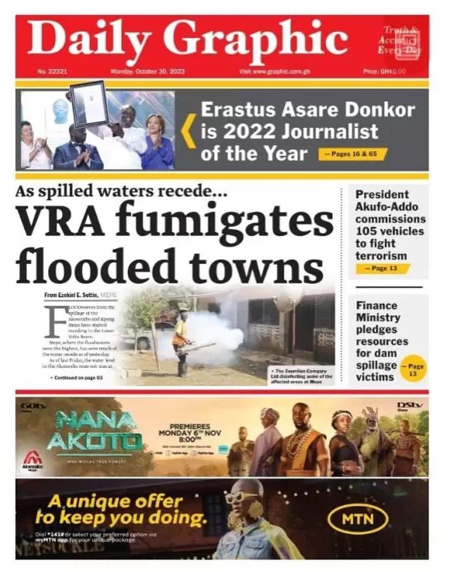 Daily Graphic Newspaper - October 30
