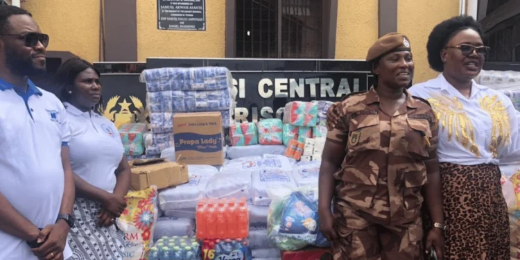 Ejisu Good News Centre Assemblies of God Church donates GH¢25,000 worth of food items to Kumasi Central Prisons