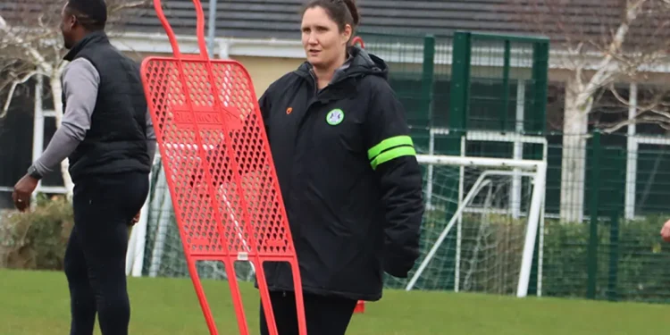 Shock as first woman to coach men's football team is removed after 2 matches