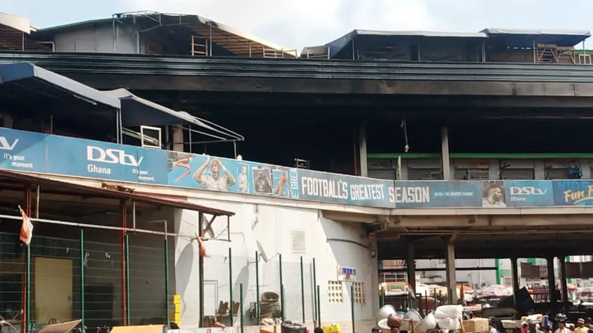 Temporary closure of new Kejetia market in Kumasi following fire outbreak