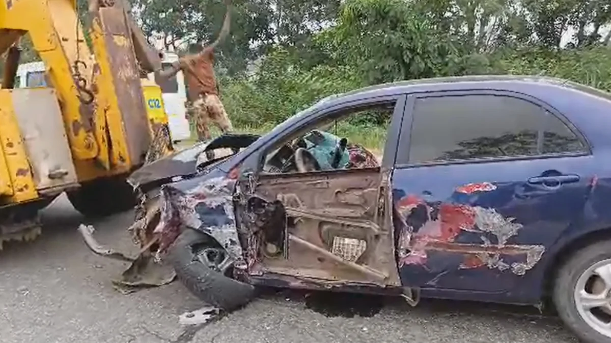 Multiple vehicle crash injures couple on Kasoa-Winneba Highway : Ghana News