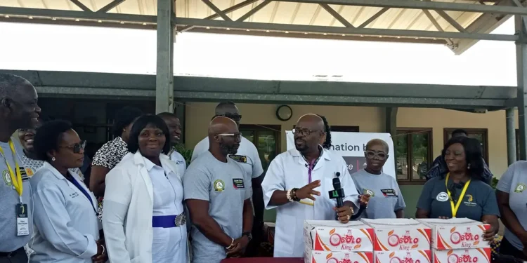 NGO Street Sense Organisation donates to Shai Osudoku District Hospital