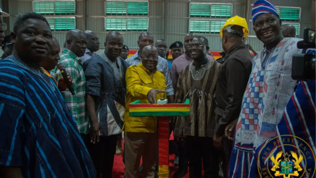 Nana Akufo-Addo commissions integrated recycling and compost plant in Damongo