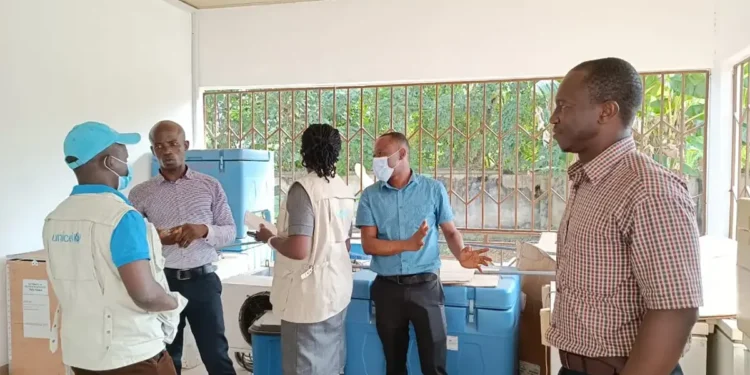 Newly Installed Eastern Regional Vaccine Cold Room inspected by UNICEF
