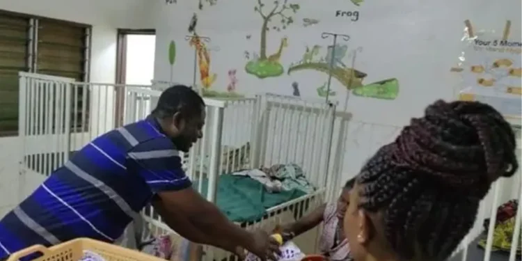 Nkwanta South MCE visits patients at hospitals
