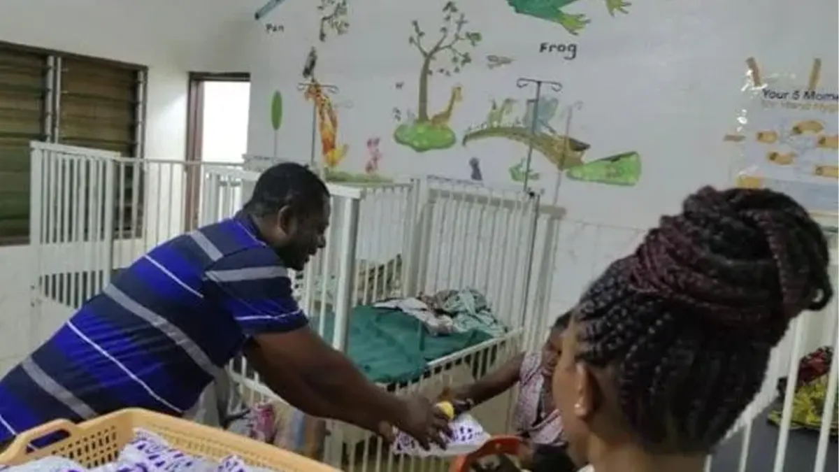 Nkwanta South MCE visits patients at hospitals