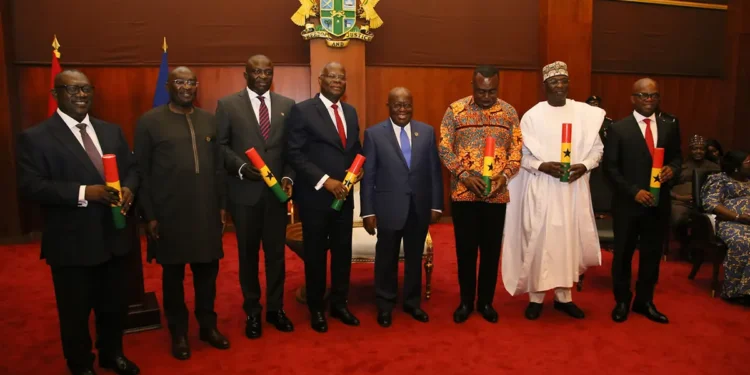 President Akufo-Addo appoints new ministers and deputies