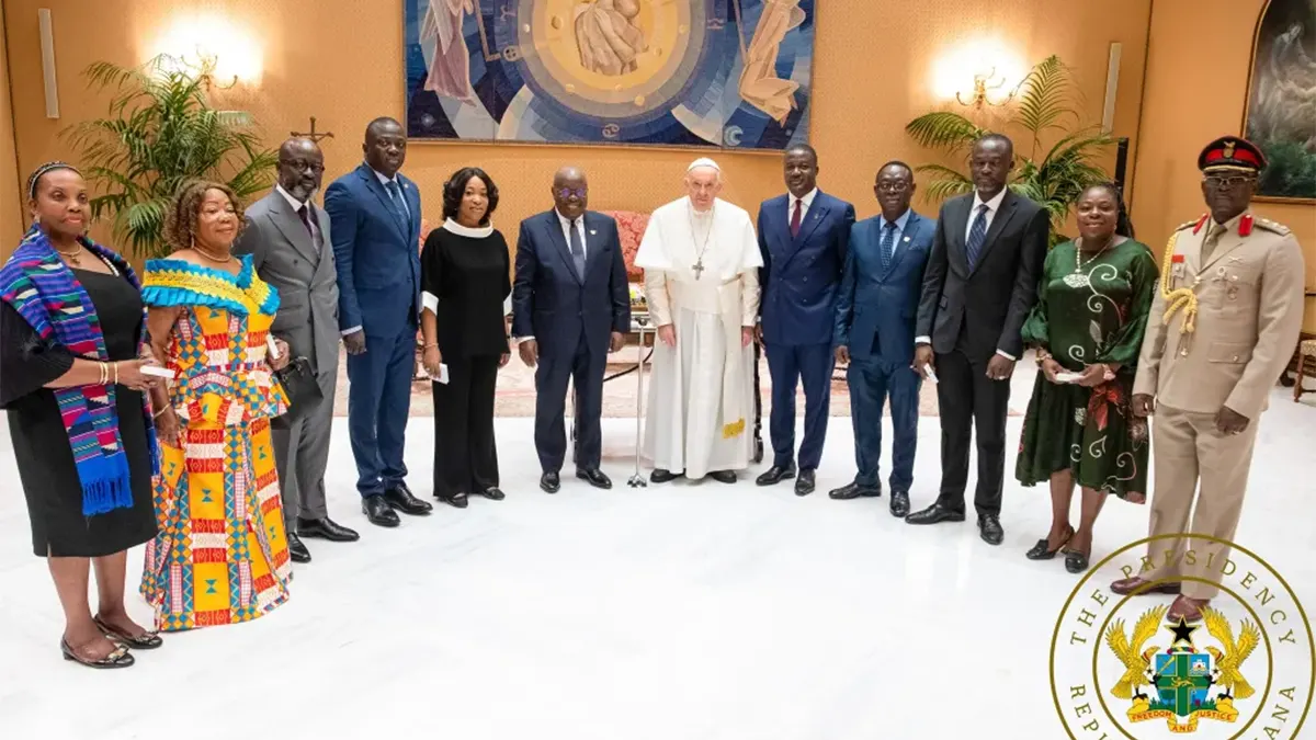 President Akufo-Addo strengthens diplomatic ties with Vatican during official visit to Pope Francis
