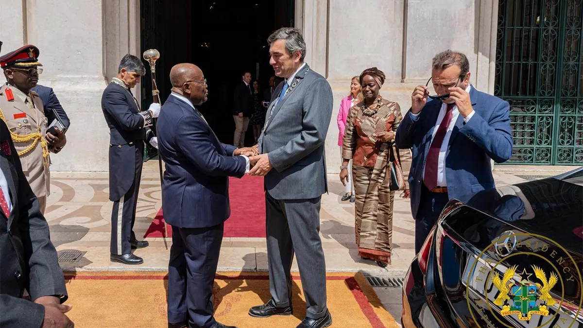 Portugal's President Marcelo Rebelo commend Ghana for fostering strong democratic culture during state visit