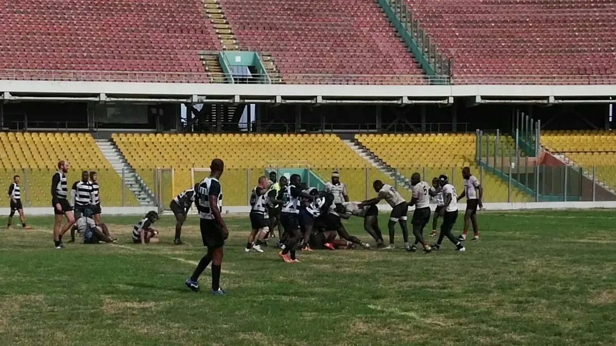 Rugby Africa inspects ongoing works at Accra Rugby Stadium for Africa Games 2024