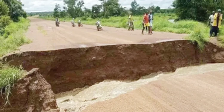 Saboba and Chereponi cut off as culvert collapses