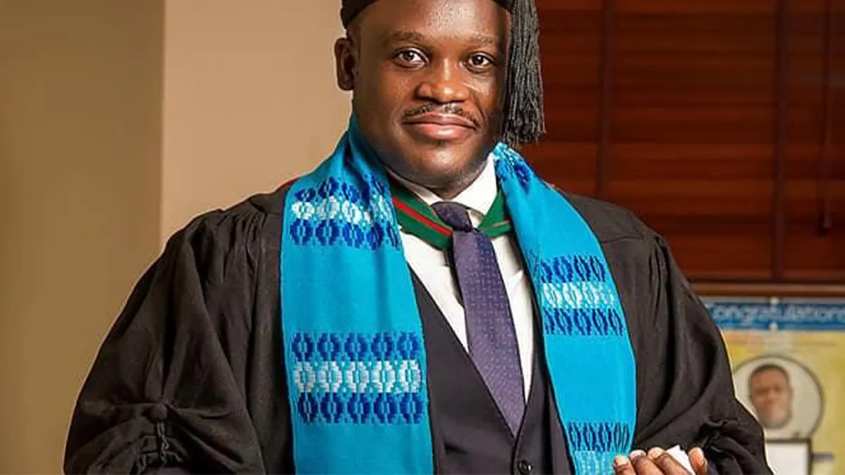 Sam George earns masters degree in conflict, peace and security