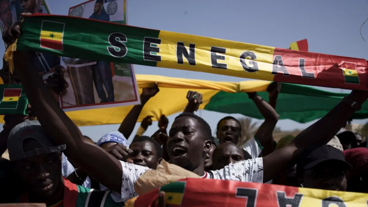 Senegalese opposition protests against potential third-term bid by President Sall.