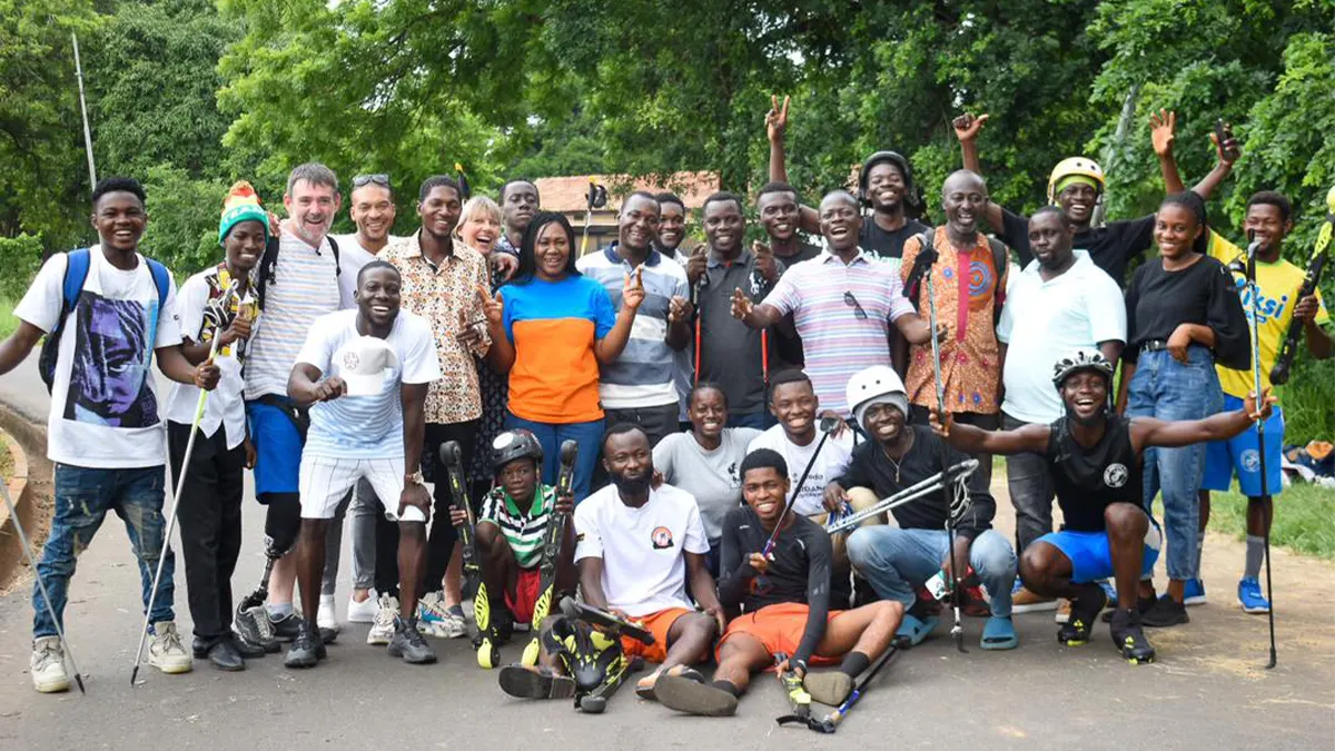 Solomon Anim triumphs as winner of Ghana's first National Open Skiing and Sliding Competition