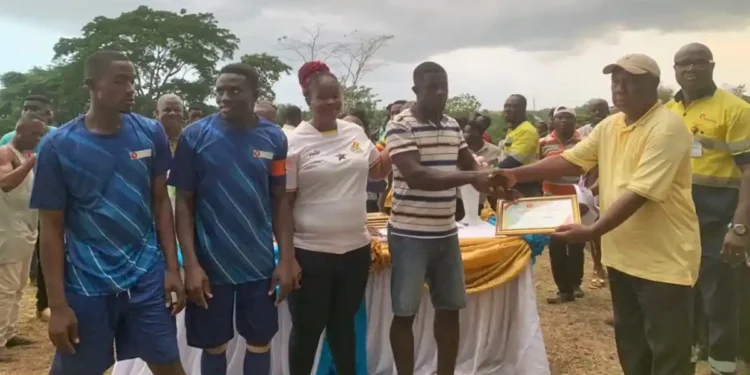 Wassa Nkonya Community claims victory at 2023 inter-community football gala