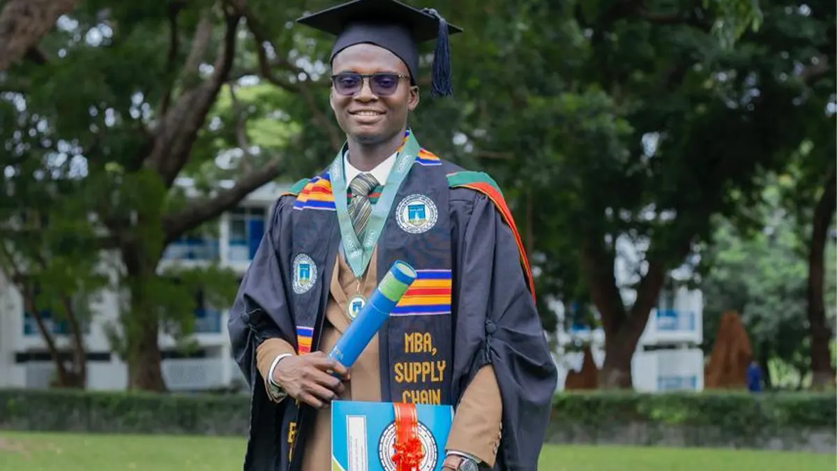 Omni Group’s Xystus Esiawonam Gedzah receives MBA from GIMPA, Awarded Overall Best Student