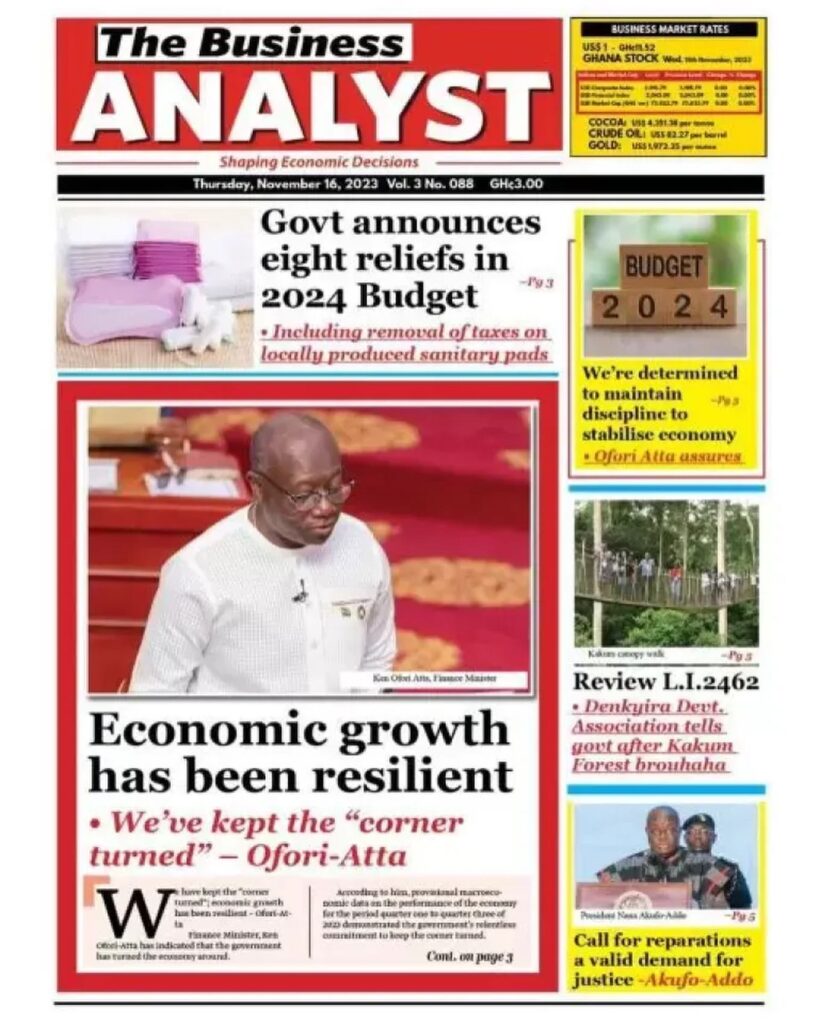 Business Analyst Newspaper - Nov16