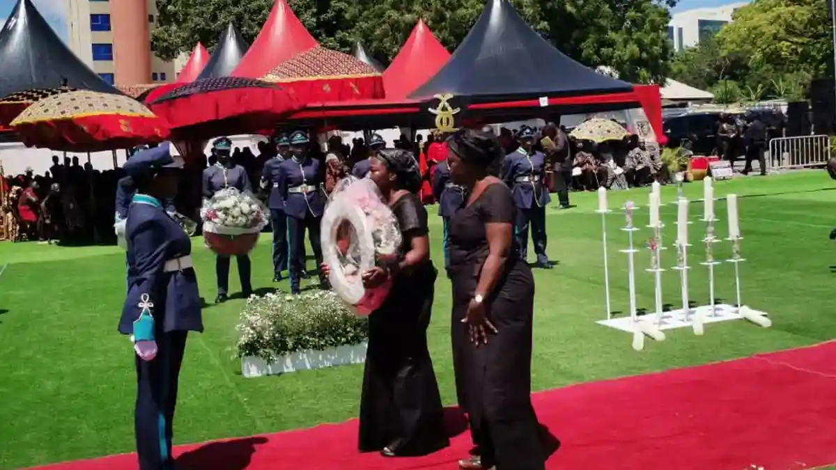 Ghana Holds Solemn State Funeral for Former First Lady Theresa Aba Kufuor