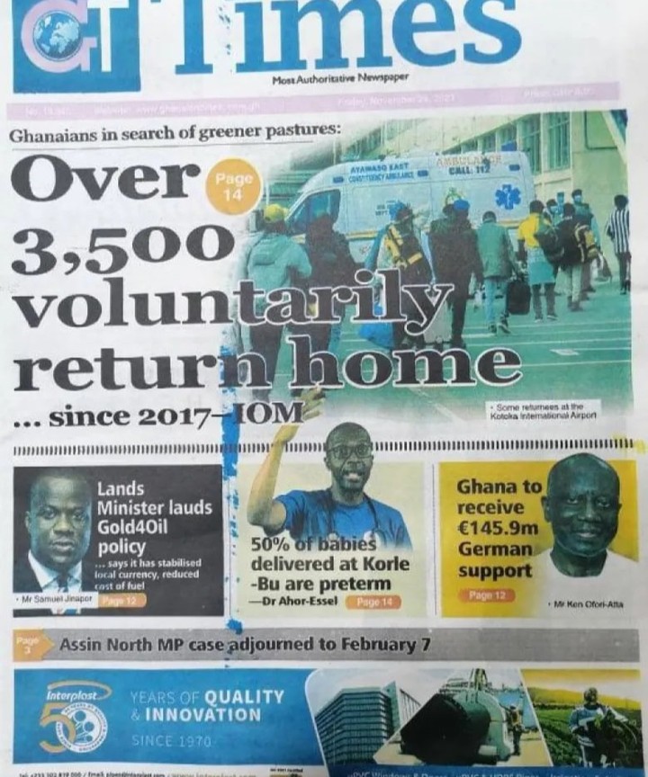Ghanaian Times - November 24