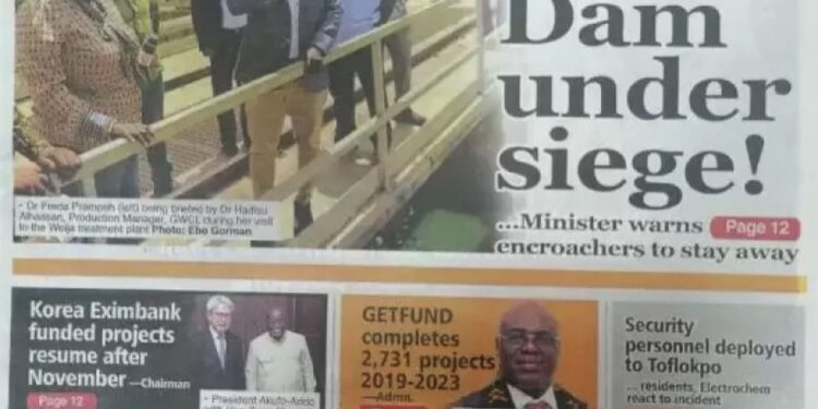 Ghanaian Times Newspaper - November 8