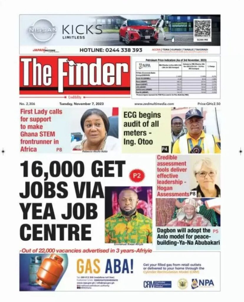 The Finder Newspaper - November 7