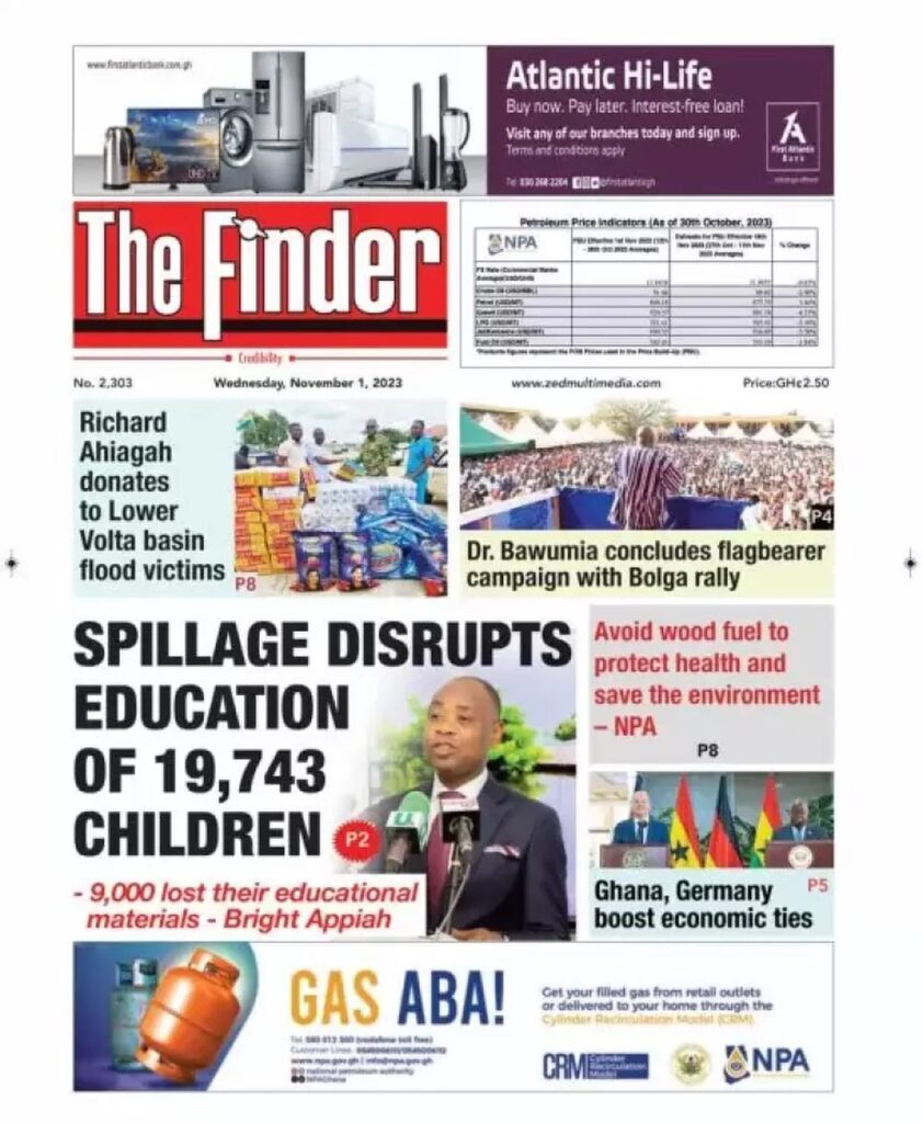 The Finder Newspaper - November 1