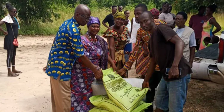 Agave Development Association, others support flood victims at South Tongu
