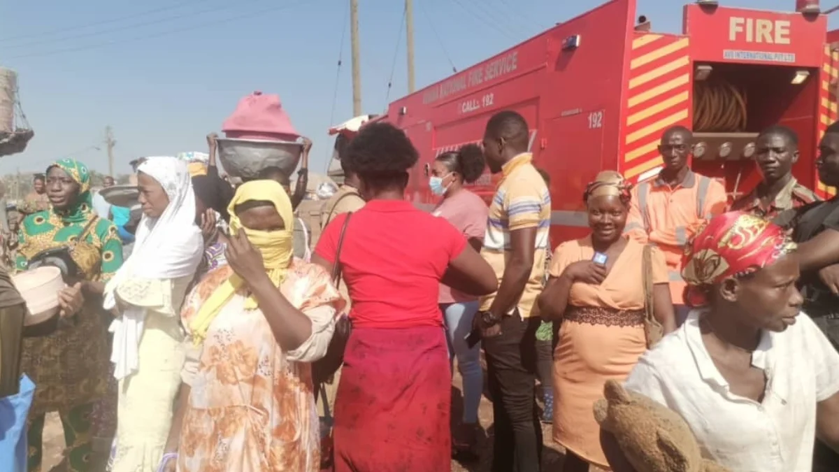 Blazing fire devastates racecourse market in Kumasi: Ghana News