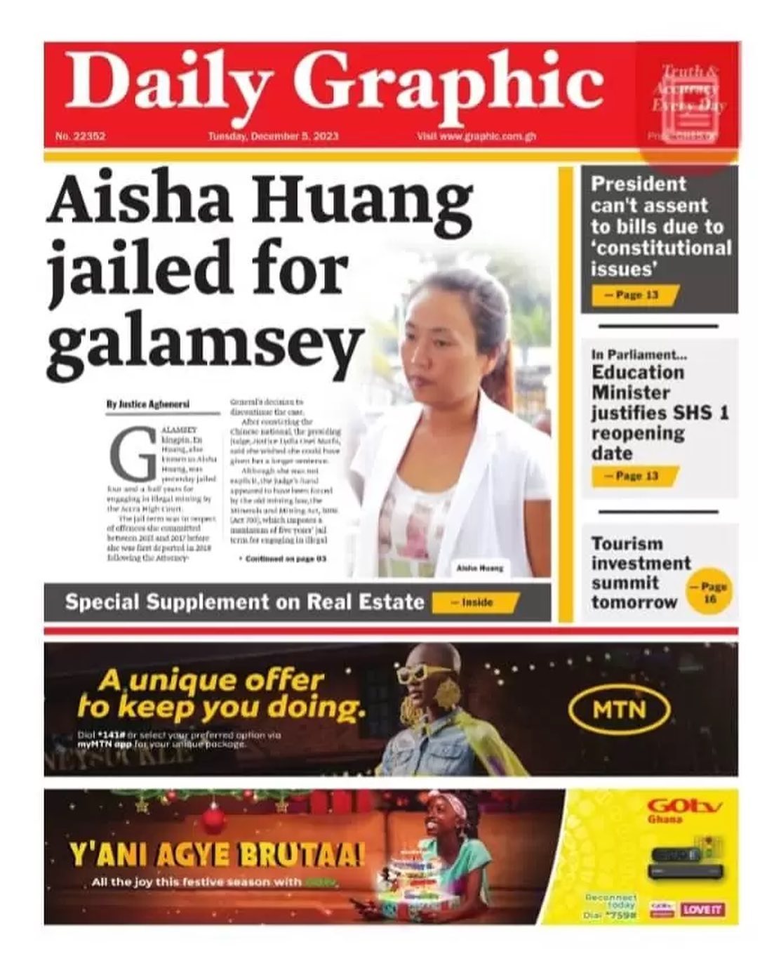 Daily Graphic Newspaper - December 5